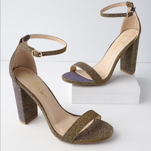 Lulus Shoes - Lulus Ankle strap block heels
